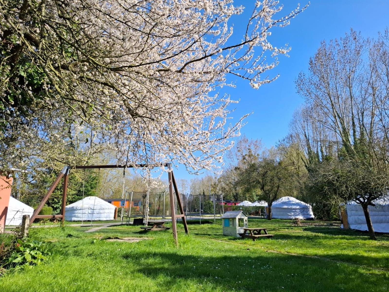 סן-בנואה-דז-אונד Le Village Insolite Yourte Et Roulotte מראה חיצוני תמונה